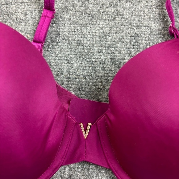 VICTORIA’S SECRET Women’s Purple/pink Lined Perfect Coverage size: 36C - Picture 2 of 7